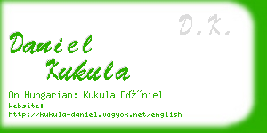 daniel kukula business card